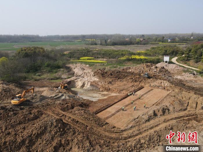 安徽肥西：加快水毁水利工程修复进度