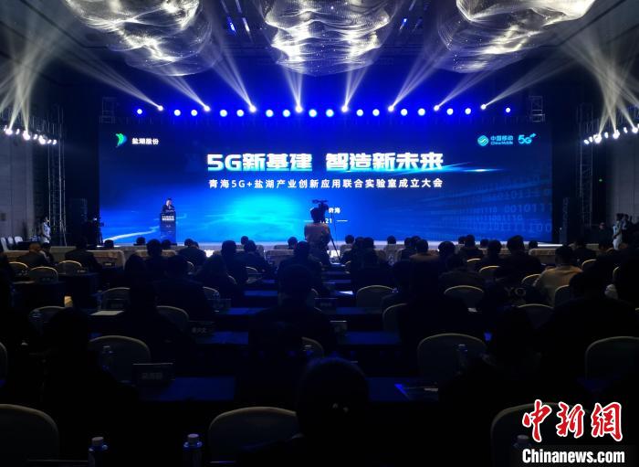 图为创新应用联合实验室成立大会现场。　李隽 摄